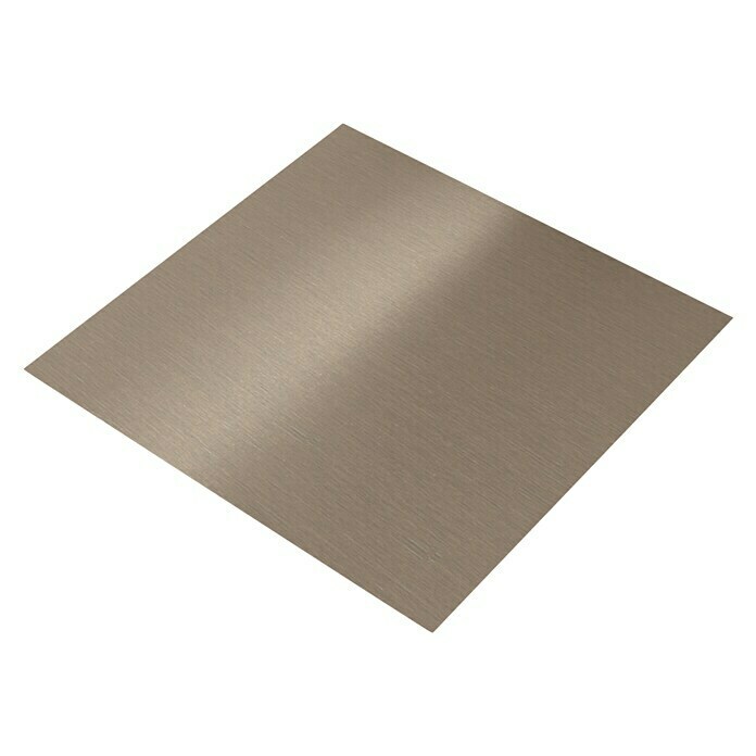 Glattblech (L x B: 500 x 250 mm, Stärke: 0,5 mm, Aluminium, Eloxiert, Kupfer)