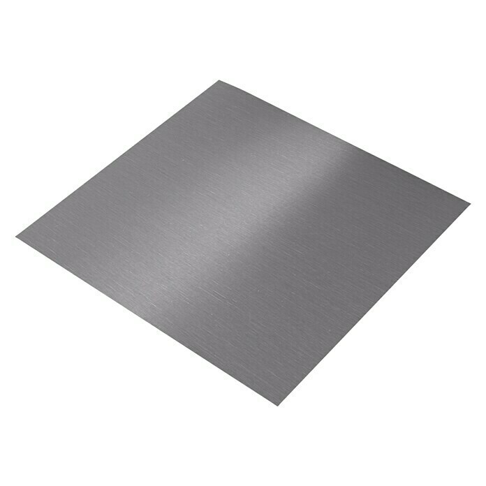 Glattblech (L x B: 500 x 250 mm, Stärke: 0,5 mm, Aluminium, Eloxiert, Grau)