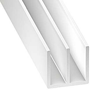 Kantoflex U-Profil (L x B x H: 2 000 x 13 x 12 mm, PVC, Unbehandelt)
