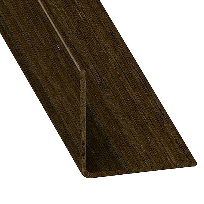 Kantoflex Winkelprofil (L x B x H: 2.000 x 20 x 20 mm, Stärke: 1,5 mm, PVC, Wenge)