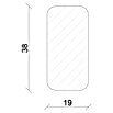 Rahmenholz (2,4 m x 38 mm x 19 mm, Fichte)