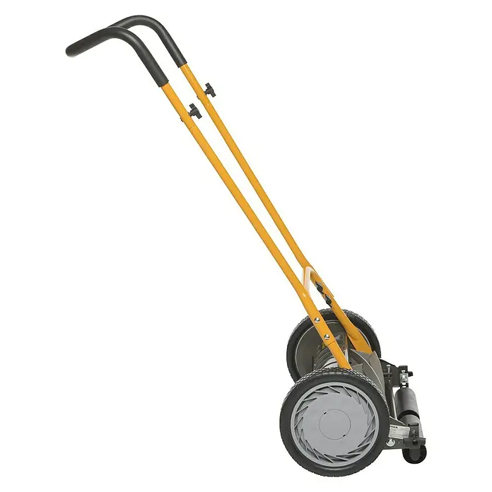 Stiga Spindelmäher SCM 240 R - Schnittbreite: 40 cm - Ein gelber Spindelmäher, ideal für präzise Schnitte und umweltfreundliche Rasenpflege. Seine robuste Bauweise sorgt für Langlebigkeit.