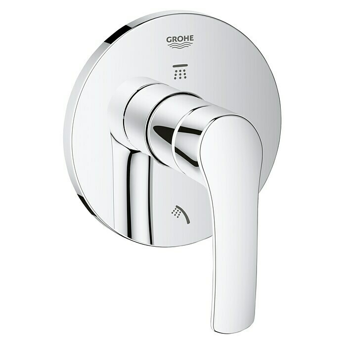 Grohe Eurosmart UP-BrausearmaturChrom, Glänzend Diagonal View