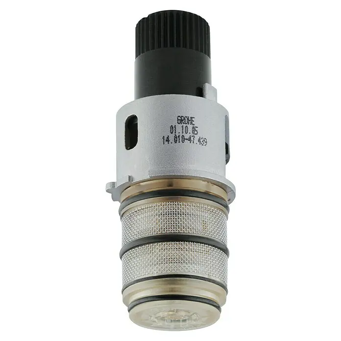 Grohe Thermostatkartusche - ½″ - Grohe Thermostat-Kartusche zur Steuerung der Wassertemperatur in Dusch- und Badarmaturen. Hochwertige Verarbeitung für langanhaltende Leistung.