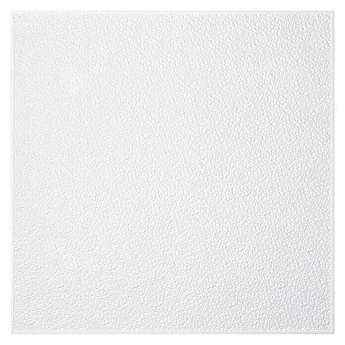 Deckenplatte Kristall (50 x 50 cm, Weiß, 2 m², Polystyrol geschäumt)