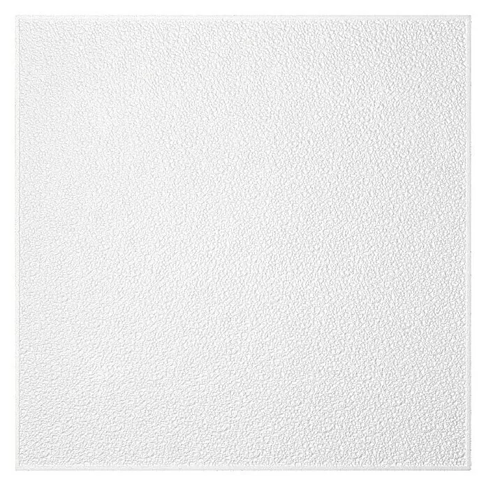 Deckenplatte Kristall - 50 x 50 cm, Weiß, 2 m², Polystyrol geschäumt - Detailaufnahme