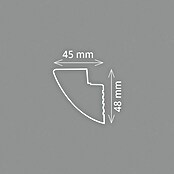 Lichtleiste Dana für LED-Band (200 x 4,5 x 4,8 cm, Expandiertes Polystyrol (EPS))
