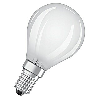 Osram Retrofit LED-Lampe Tropfenform E14 matt (E14, 4 W, 470 lm, Tageslichtweiß)