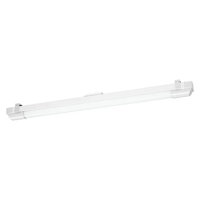 Osram LED-Lichtleiste Power Batten - L x B x H: 60 x 4,1 x 4,8 cm, Lichtfarbe: Warmweiß, 12 W, 220 V - 240 V - Weiße LED-Röhrenleuchte für den Innenbereich mit Befestigungsclips und klarem, hellem Licht für eine optimale Ausleuchtung.