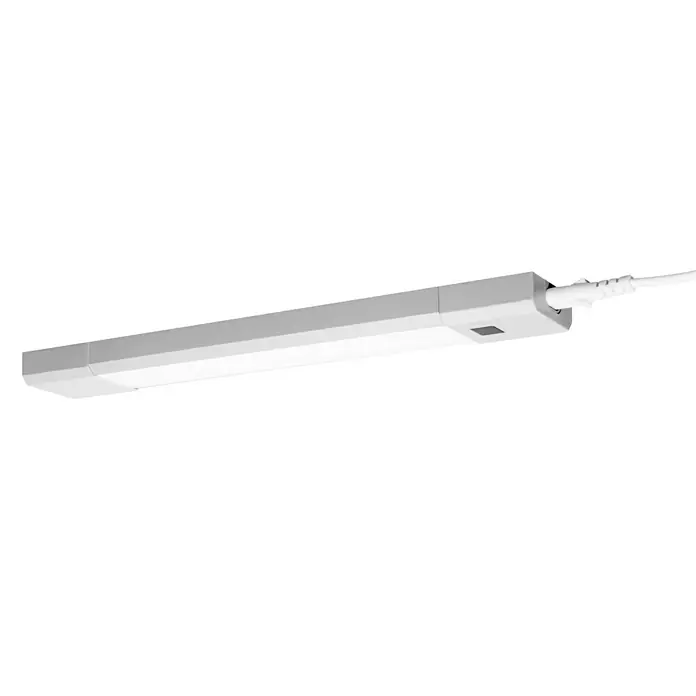 Ledvance LED-Unterbauleuchte Linear Slim Dim Sensor - Lichtfarbe: Warmweiß, 30 cm - Weiße LED-Leuchte mit Stromkabel, ideal für die Montage unter Schränken oder Regalen. Sorgt für eine helle und effiziente Beleuchtung.