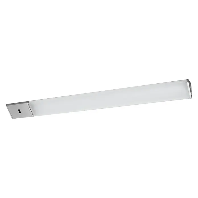 Ledvance LED-Unterbauleuchte - 5 W, Länge: 35 cm, Warmweiß - Elegante, längliche LED-Unterbauleuchte mit silbernem Gehäuse und hellem, diffusem Licht für Küchen oder Arbeitsbereiche.
