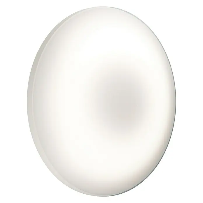 Osram LED-Sensor-Deckenleuchte rund Silara - 17 W, Ø x H: 30 x 8,5 cm, Warmweiß, Bad - Hochwertige, schimmernde Perle in strahlendem Weiß. Perfekt für Schmuckdesign und Verzierungen, bietet einen Hauch von Eleganz.