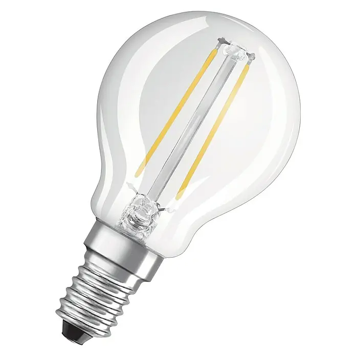 Osram Retrofit LED-Lampe Tropfenform E14 klar - E14, Nicht Dimmbar, Kaltweiß, 250 lm, 2,5 W - Klassische LED-Lampe mit E14-Sockel, ideal für stimmungsvolle Beleuchtung und energiesparende Leistung. Perfekt für Zuhause und Büro.