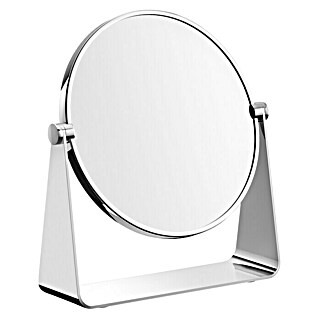 Zack Kosmetikspiegel Tarvis (Vergrößerung: 3-fach, Durchmesser: 17,5 cm, Silber, Glänzend)