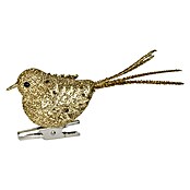 Christbaumschmuck Vogel (Gold, Kunststoff)