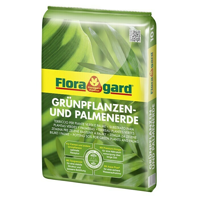 Floragard Grünpflanzen- & Palmenerde (10 l)