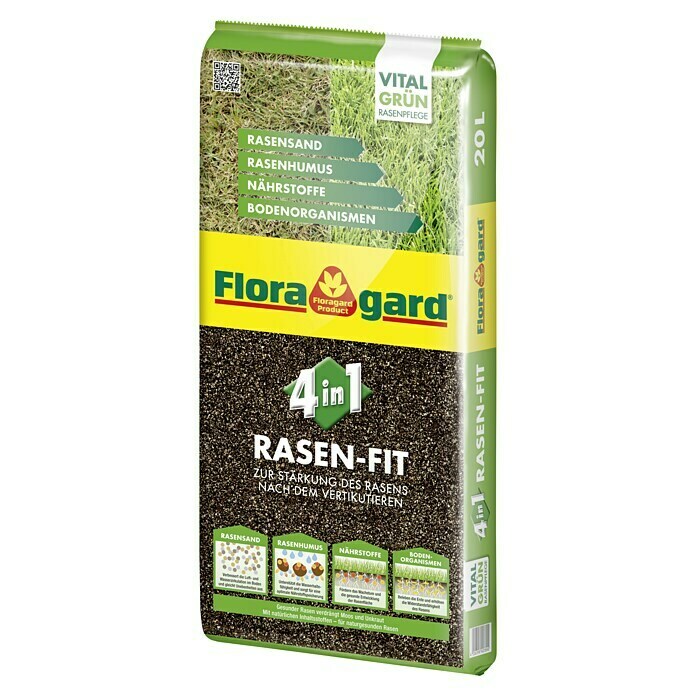 Floragard Rasen-Fit 4 in 120 l Diagonal View