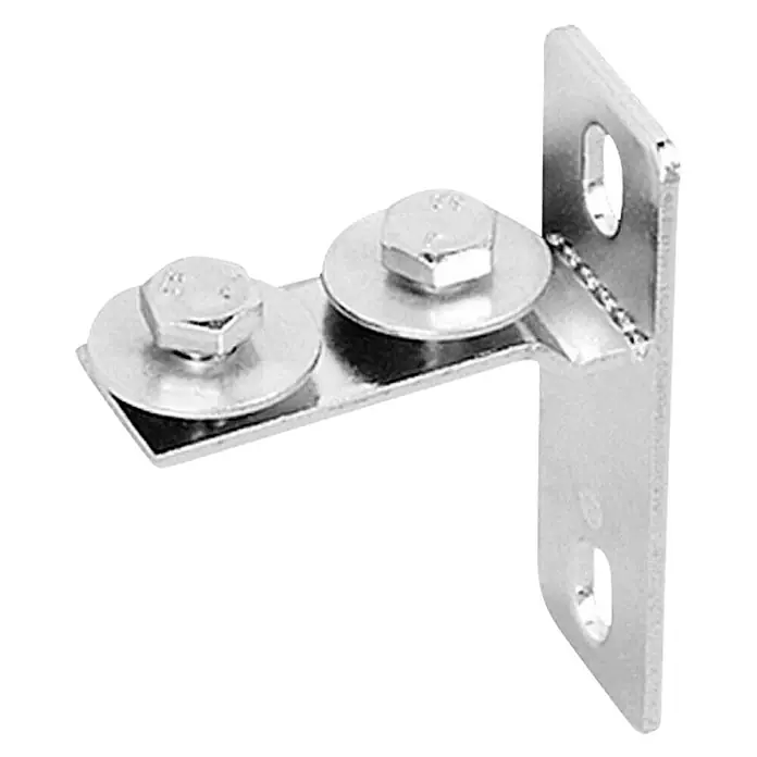 UBB Stirnflansch - 27/18 + 28/30 - Metallwinkel mit zwei Schrauben und Unterlegscheiben zur Befestigung. Er ist robust und vielseitig einsetzbar.