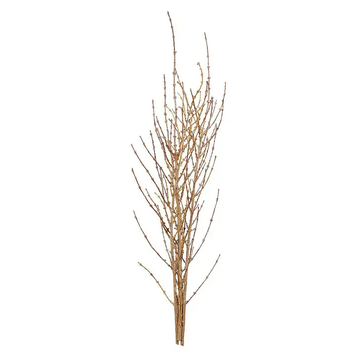 Piardino Dekozweige Schnittgrün - Forsythie - Deko-Ast: Dekorativer, naturbelassener brauner Ast für Herbstdekorationen und Bastelarbeiten, ideal für Vasen oder Gestecke.