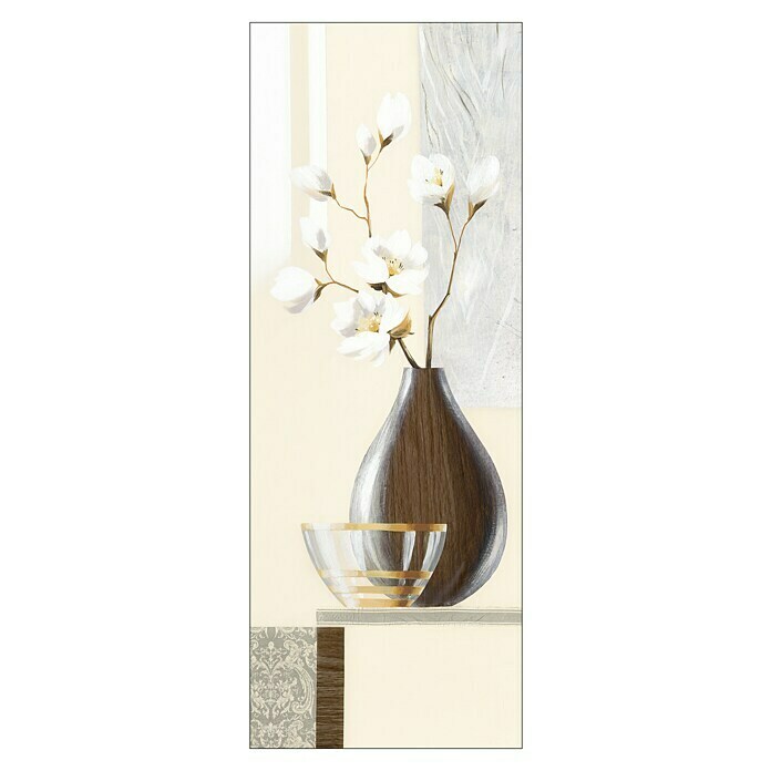 ProArt LeinwandbildBrown Oval Vase I, B x H: 30 x 80 cm Front View