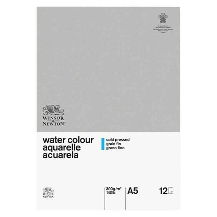 Winsor & Newton Blok za crtanje Watercolour  (300 g/m², DIN A5, Broj listova: 12 Kom.) | BAUHAUS
