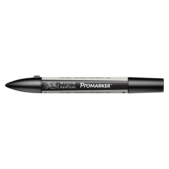 Winsor & Newton Marker kist Promarker  (Cool Grey 2, 2 vrha) | BAUHAUS