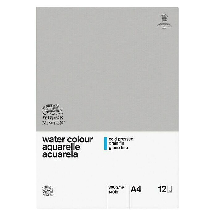Winsor & Newton Blok za crtanje Watercolour  (300 g/m², DIN A4, Broj listova: 12 Kom.) | BAUHAUS