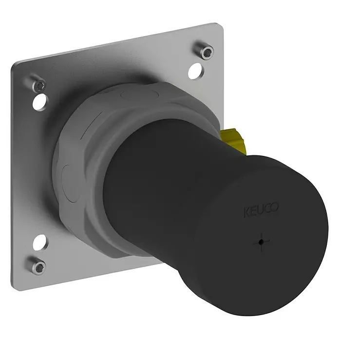 Keuco Unterputzsystem IXMO UP - ¾″, Einbautiefe: 80 mm - 110 mm, Passend für: Keuco IXMO 3-Wege Umstellventil und Absperrventil - Produktansicht eines KEUKO Artikels. Die hochwertige Verarbeitung und das elegante Design des Artikels sind gut erkennbar.