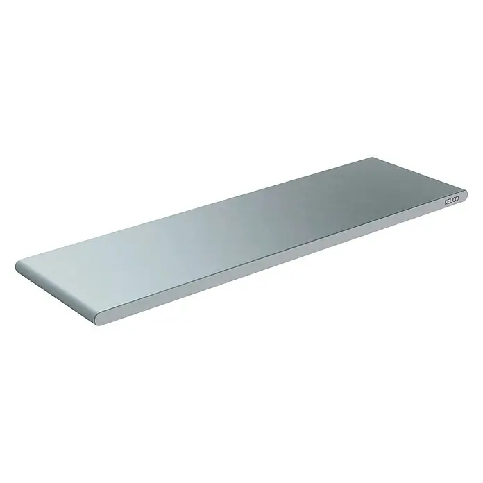 Keuco Edition 400 Duschablage - Silber, Silber-eloxiert - Silbernes Keuco-Wandregal mit abgerundeten Kanten für Badezimmer oder andere Räume, ideal zur Aufbewahrung von kleinen Gegenständen.