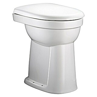 Geberit Renova Comfort Stand-WC Typ 3 (Mit Spülrand, Mit schmutzabweisender Glasur, Spülform: Flach, WC Abgang: Senkrecht, Weiß)