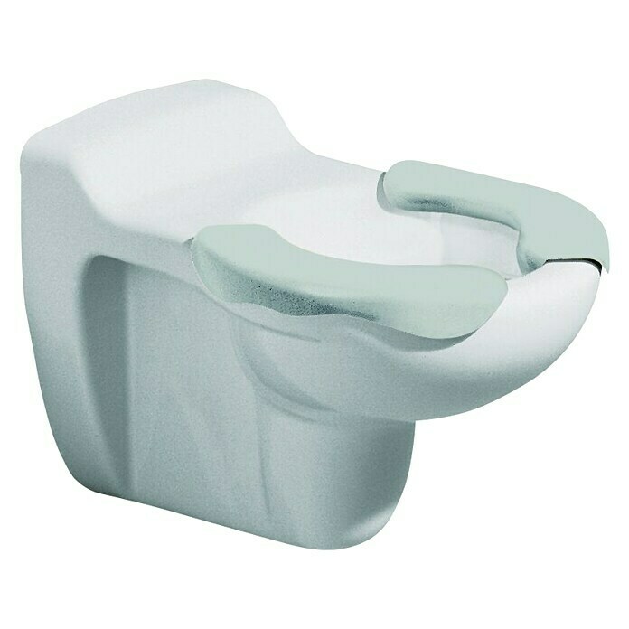Geberit Kind Wand-WC Grau Typ 1 (Mit Spülrand, Spülform: Tief, WC Abgang: Waagerecht, Weiß, Grau)