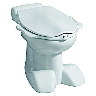 Geberit Kind Stand-WC (Mit Spülrand, Mit schmutzabweisender Glasur, Spülform: Tief, WC Abgang: Waagerecht, Weiß)