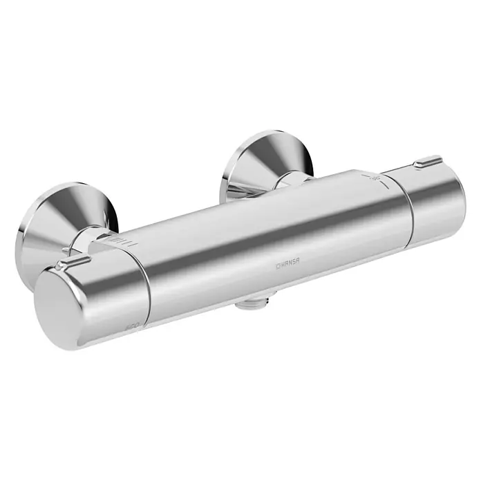 Hansa Micra Brause-Thermostatarmatur - Chrom - Glänzende Chrom-Thermostatarmatur von HANSA für Dusche oder Badewanne mit Temperaturregler und ECO-Funktion für sparsamen Wasserverbrauch.