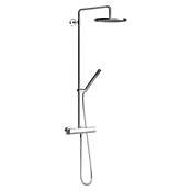 Hansa Tempra Duschsystem Style (Mit Thermostatarmatur, Lochabstand: 95 cm, Anzahl Strahlarten: 2 Stk., Chrom) | BAUHAUS