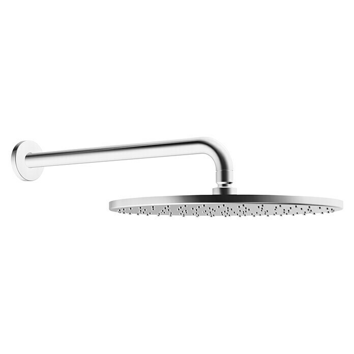 Hansa Viva Kopfbrausen-Set (Durchmesser: 30 cm, 12 l/min, Wandmontage, Chrom)