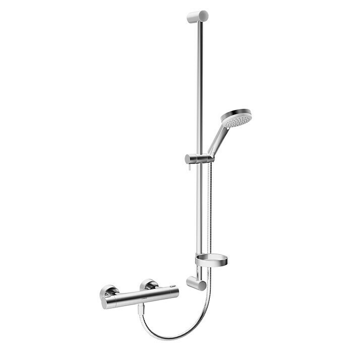 Hansa Prisma Brause-Set (Lochabstand: 91,5 cm, Chrom)