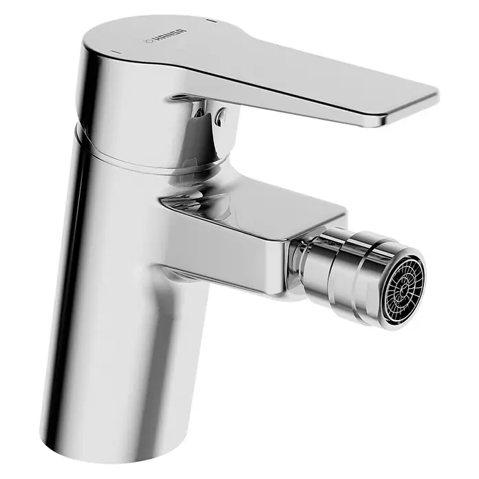 Hansa Twist Bidetarmatur - Chrom, Glänzend, Mit Objekthebel - Elegante Chrom-Bidetarmatur von HANSA, ideal für moderne Badezimmer. Hochwertige Verarbeitung und zeitloses Design für höchsten Komfort.
