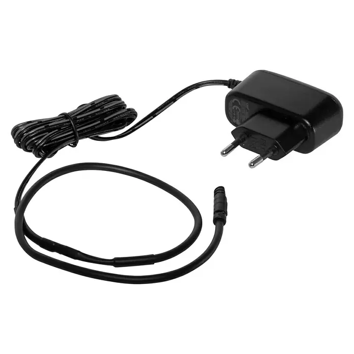 Hansa Netzteil Concerto - 240 V, Schwarz - Ladegerät mit Eurostecker und Kabel für elektronische Geräte, ideal für Reisen und den täglichen Gebrauch.