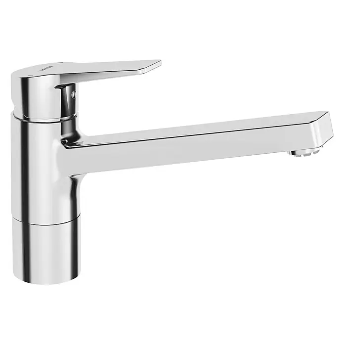 Hansa Twist Spültischarmatur - Chrom, Glänzend - Eine glänzende, moderne Armatur mit minimalistischem Design, ideal für jedes Badezimmer oder Küche. Perfekte Funktionalität und stilvolle Ästhetik.