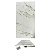 Calentadores de cerámica infrarrojos (60 x 120 cm, 1.100 W, Blanco/gris)