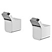 Camargue Cannes Handtuchhaken (2 Stk., Chrom, Glänzend) | BAUHAUS