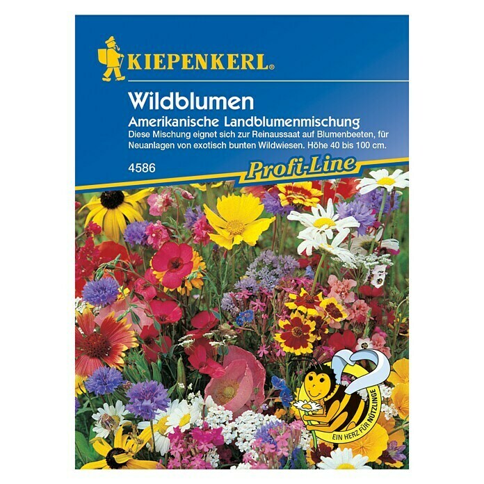 Kiepenkerl Profi-Line BlumensamenVerschiedene Sorten, Mehrfarbig, 3 m² - 5 m² Front View