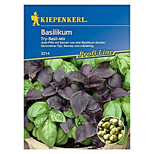 Kiepenkerl Profi-Line Kräutersamen Basilikum (Try-Basil-Mix, Ocimum basilicum)