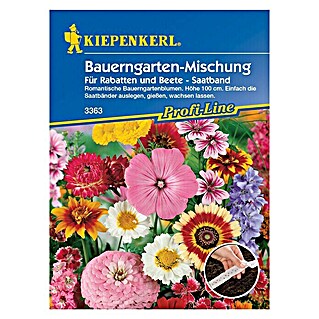 Kiepenkerl Profi-Line Blumensamen Bauerngarten Saatband (Verschiedene Sorten, Mehrfarbig)