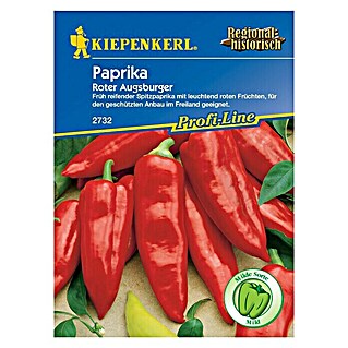 Kiepenkerl Profi-Line Gemüsesamen Spitzpaprika (Roter Augsburger, Capsicum annuum, Erntezeit: Juli)