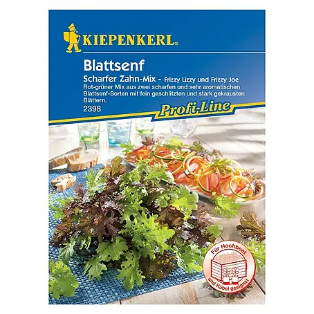 Kiepenkerl Profi-Line Salatsamen Blattsenf Scharfer Zahn