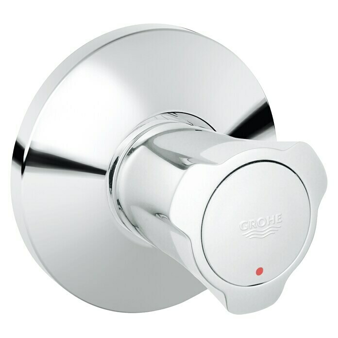 Grohe Costa UnterputzventilChrom/Rot, Einbautiefe: 20 mm - 80 mm, Messing Diagonal View