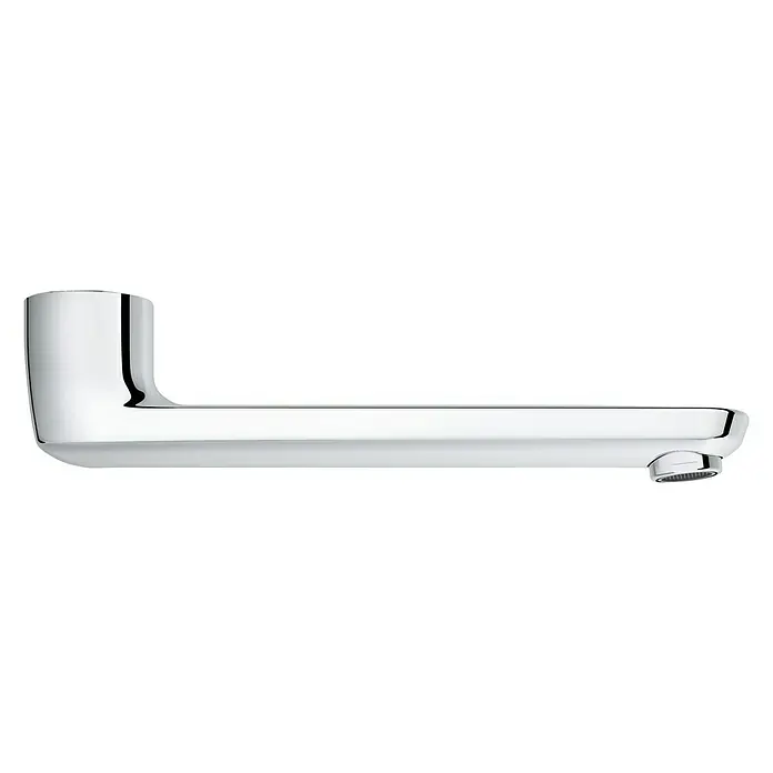 Grohe Grohtherm Special S-Auslauf - Laminarstrahlregler, Chrom, Messing, Ausladung: 175 mm - Ein minimalistischer, verchromter Wasserhahn mit klaren Linien und modernem Design für jedes Badezimmer.