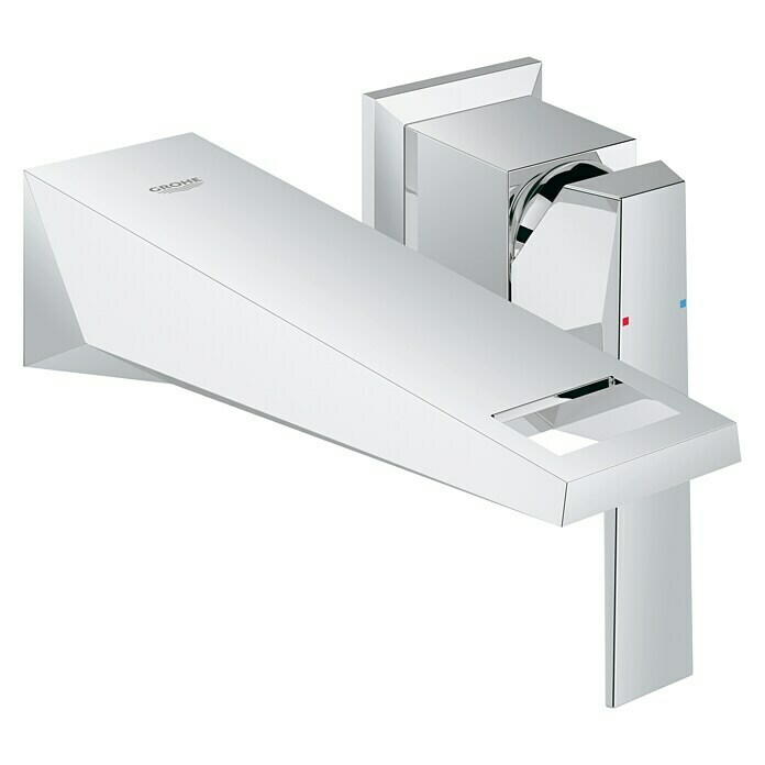 Grohe Allure Brilliant Wand-Waschtischarmatur2-Loch, Chrom, Glänzend, Ausladung: 161 mm Diagonal View