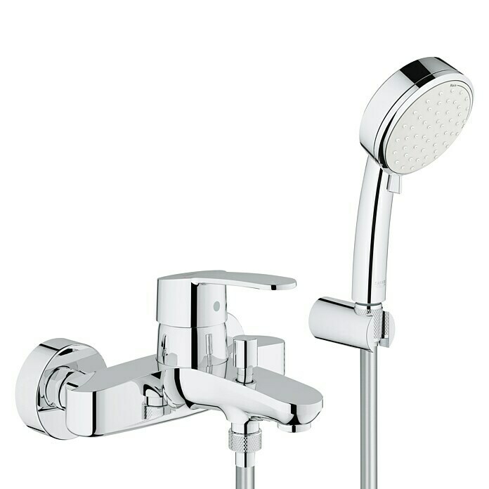 Grohe Eurostyle Cosmopolitan BadewannenarmaturMit Handbrause, Chrom, Glänzend Diagonal View